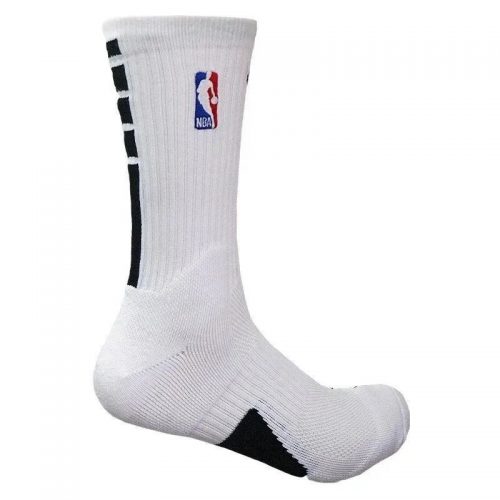 Nike Elite NBA Crew Athletic Socks White
