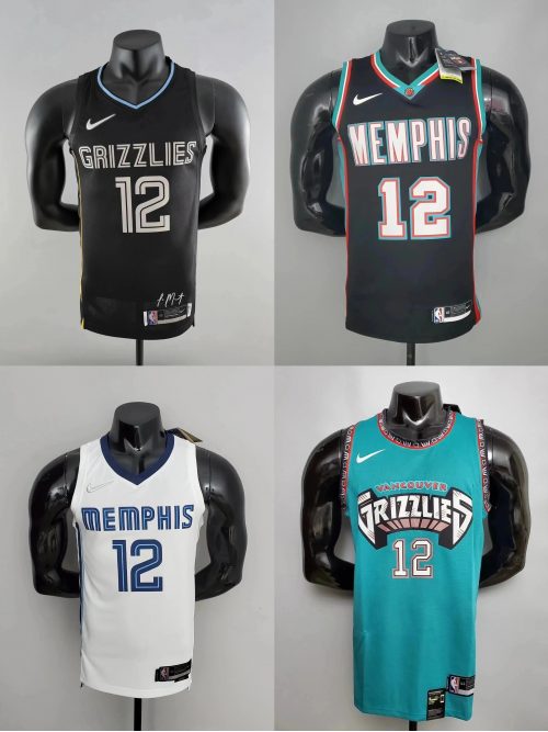 Nike Memphis Grizzlies Ja Morant 12 Basketball Jersey Multicolor