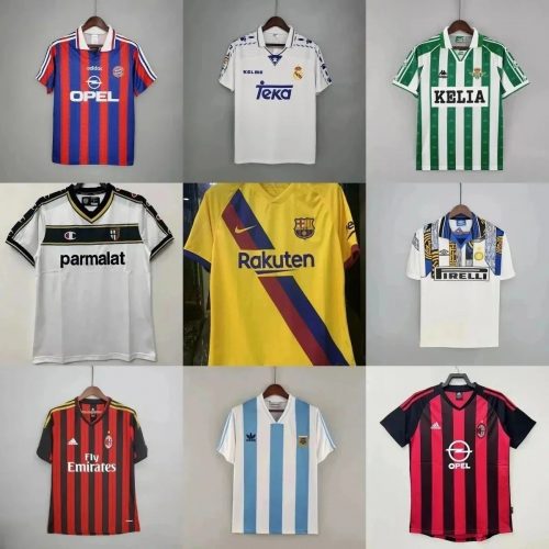 Adidas Bayern Munich 1990 Retro Jersey Red and Blue