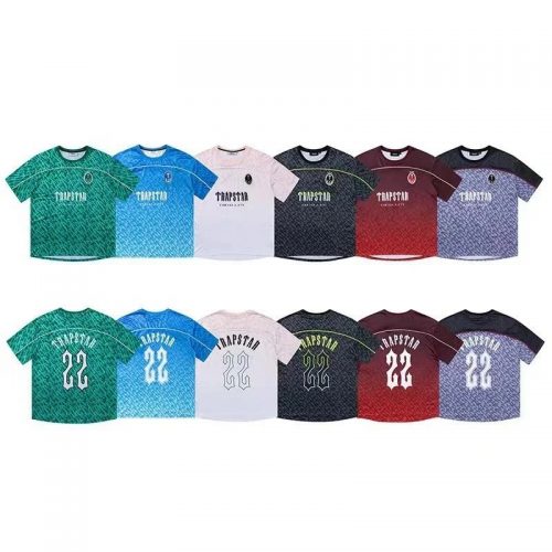 Trapstar Football Jersey Streetwear Soccer Jersey Multicolor