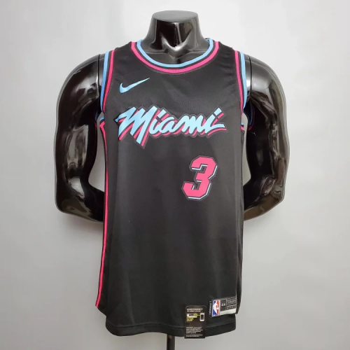 Nike Miami Heat Dwyane Wade City Edition Basketball Jersey Black