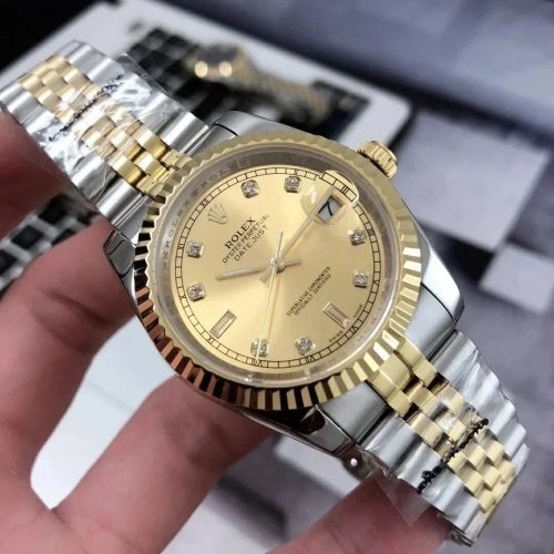 Rolex Datejust Luxury Watch Gold and Silver