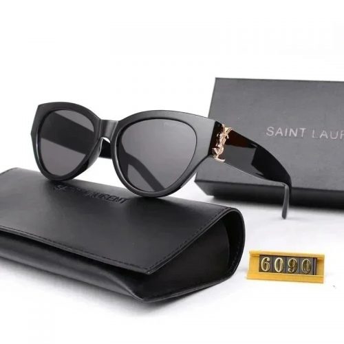 Yves Saint Laurent YSL SL 462 Sulpice Cat Eye Sunglasses Black