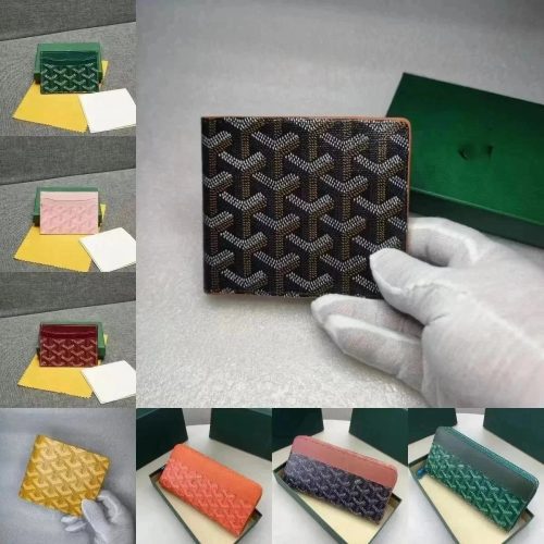 Goyard Saint Sulpice Classic Canvas Card Holder and Wallet Multicolor