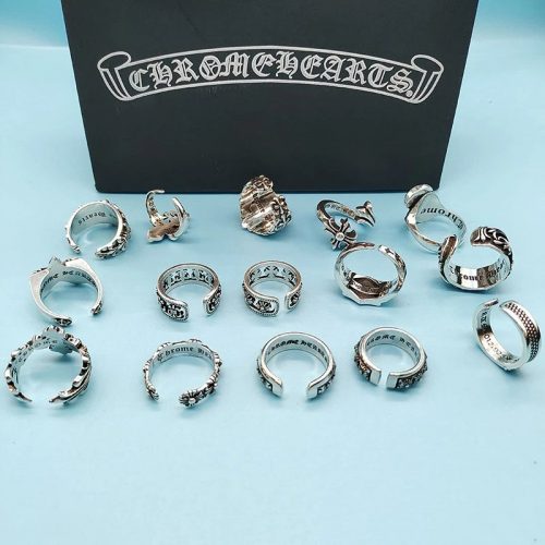 Chrome Hearts Silver Rings Collection Vintage Jewelry Silver