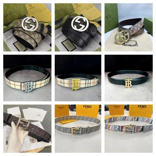 Gucci GG Marmont Classic Leather Belt Multicolor