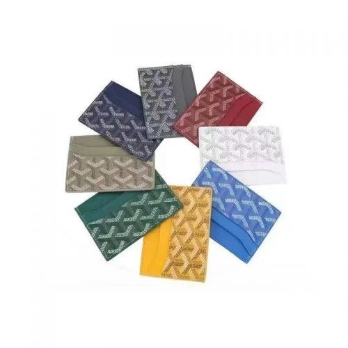 Goyard Saint Sulpice Iconic Pattern Card Holder Multicolor