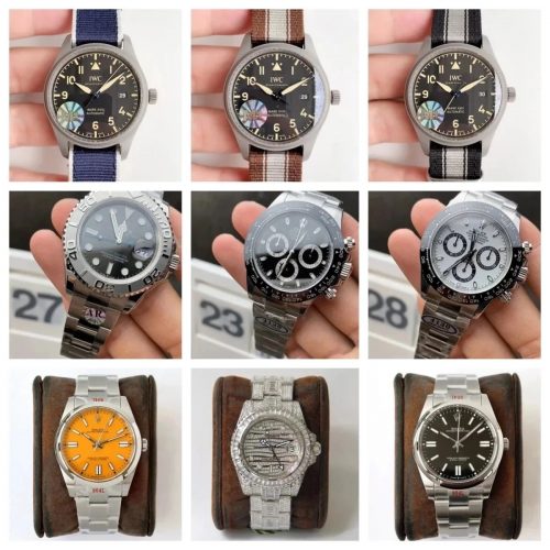 Rolex Oyster Perpetual and Daytona Luxury Watch Collection Silver