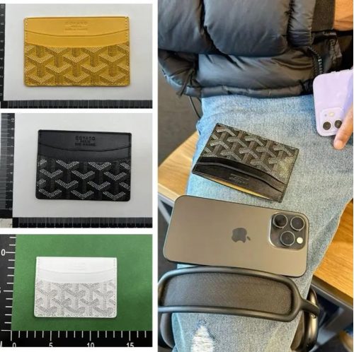 Goyard Saint Sulpice Iconic Canvas Card Holder Multicolor