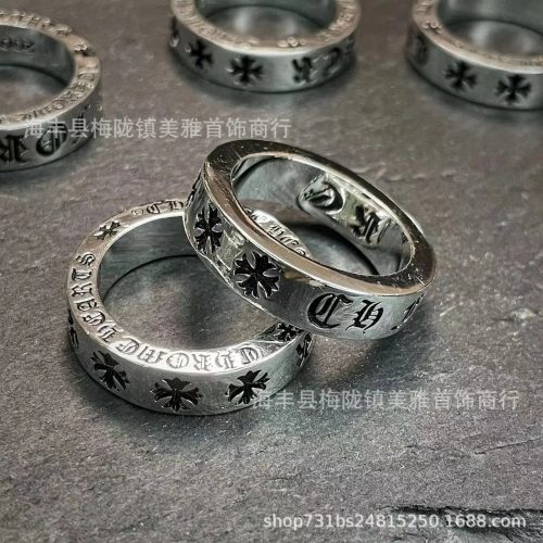 Chrome Hearts Spacer Ring Silver Band Ring Silver