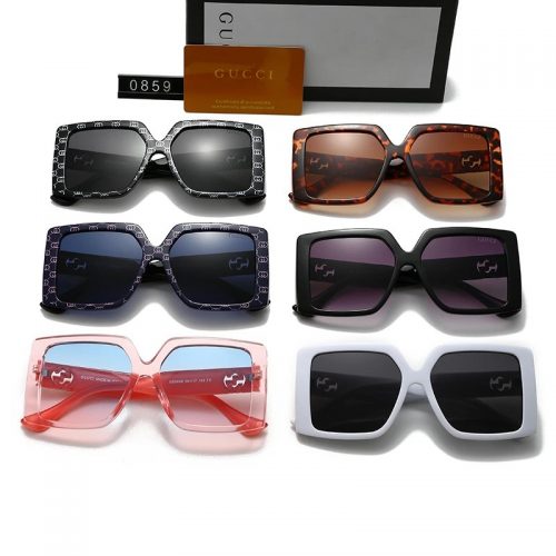 Gucci GG0859 Oversized Square Sunglasses Multicolor