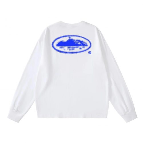 Kappa Logo Print Casual Long Sleeve Shirt White