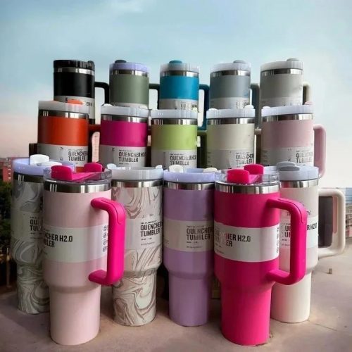 Stanley Quencher H2.0 FlowState Tumbler Insulated Travel Mug Multicolor