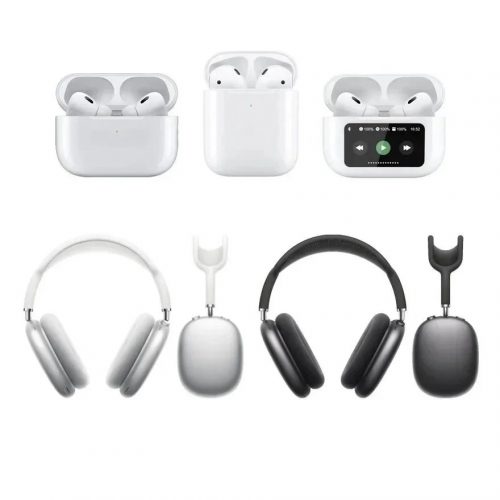Apple AirPods Pro 2 Wireless Earbuds and AirPods Max Over-Ear Headphones White and Space Gray