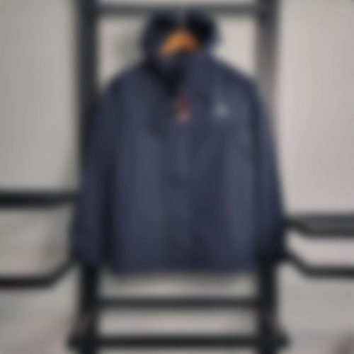 Design Hooded Casual Jacket Navy