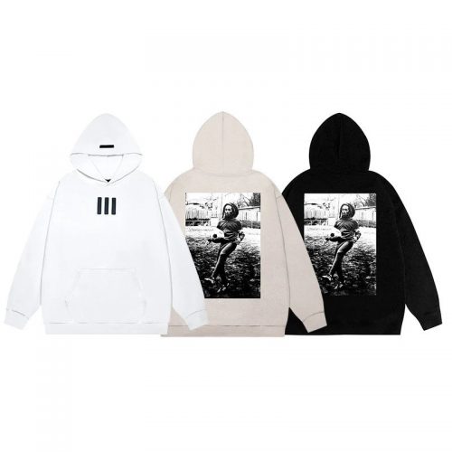 Design Graphic Print Oversized Hoodie Multicolor