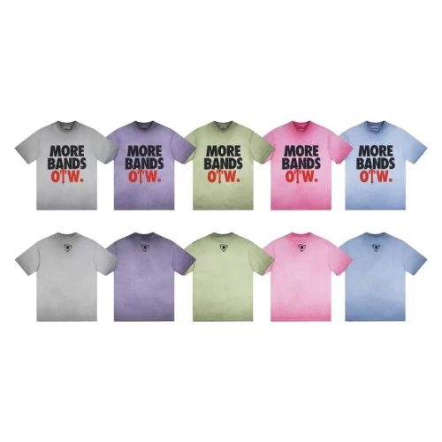 Off-White OTW More Bands Graphic T-Shirt Casual Multicolor