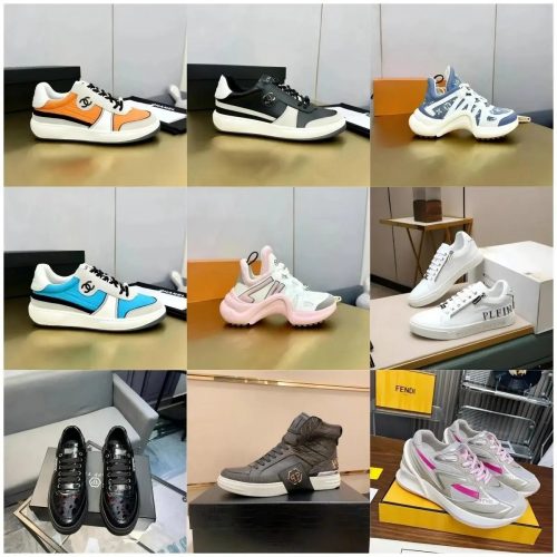 Chanel Low Top Sneakers Casual Sneakers Multicolor