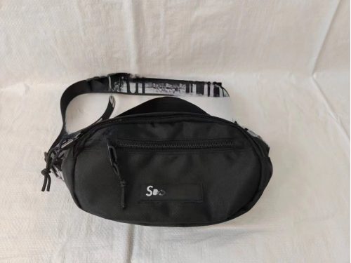 Design Nylon Waist Bag Casual Belt Bag Black