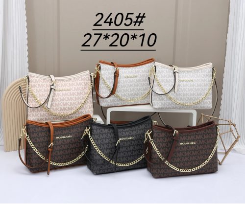 Michael Kors MK 2405# Monogram Chain Shoulder Bag Multicolor