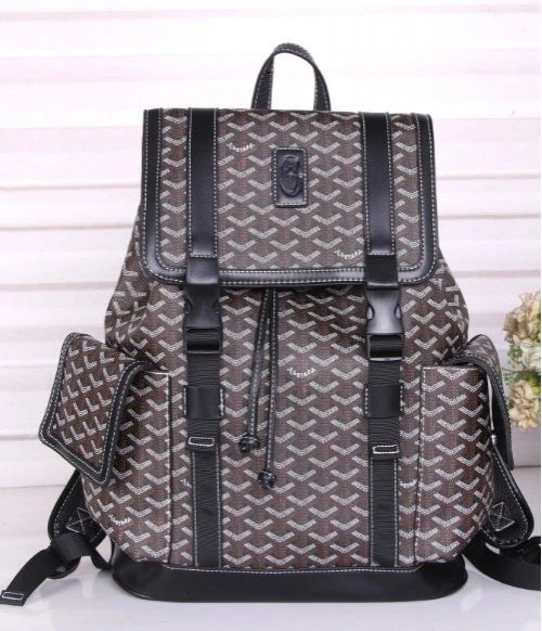 Goyard Alpin MM Classic Canvas Backpack Brown