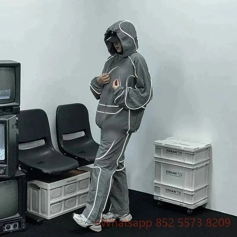 灰色反光连帽衫套装5 灰色反光连帽衫套装5
