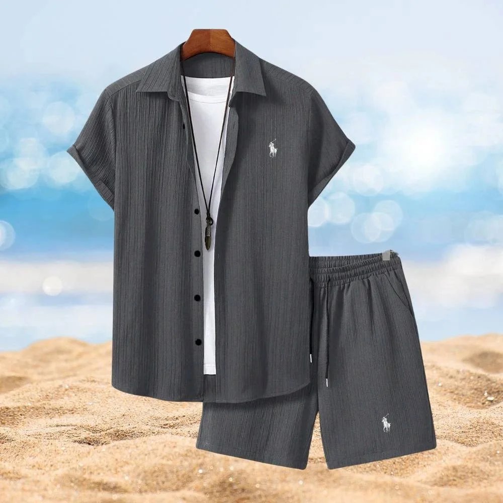 Ralph Lauren翻领深灰色+刺绣真小马 Ralph Lauren翻领深灰色+刺绣真小马