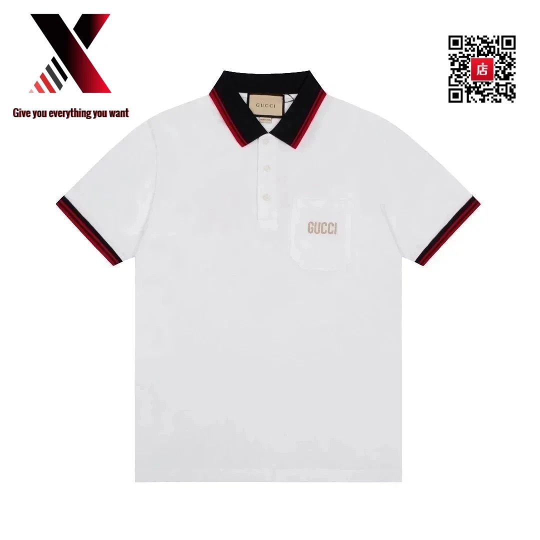 白底红黑领 大字母 白底红黑领 大字母