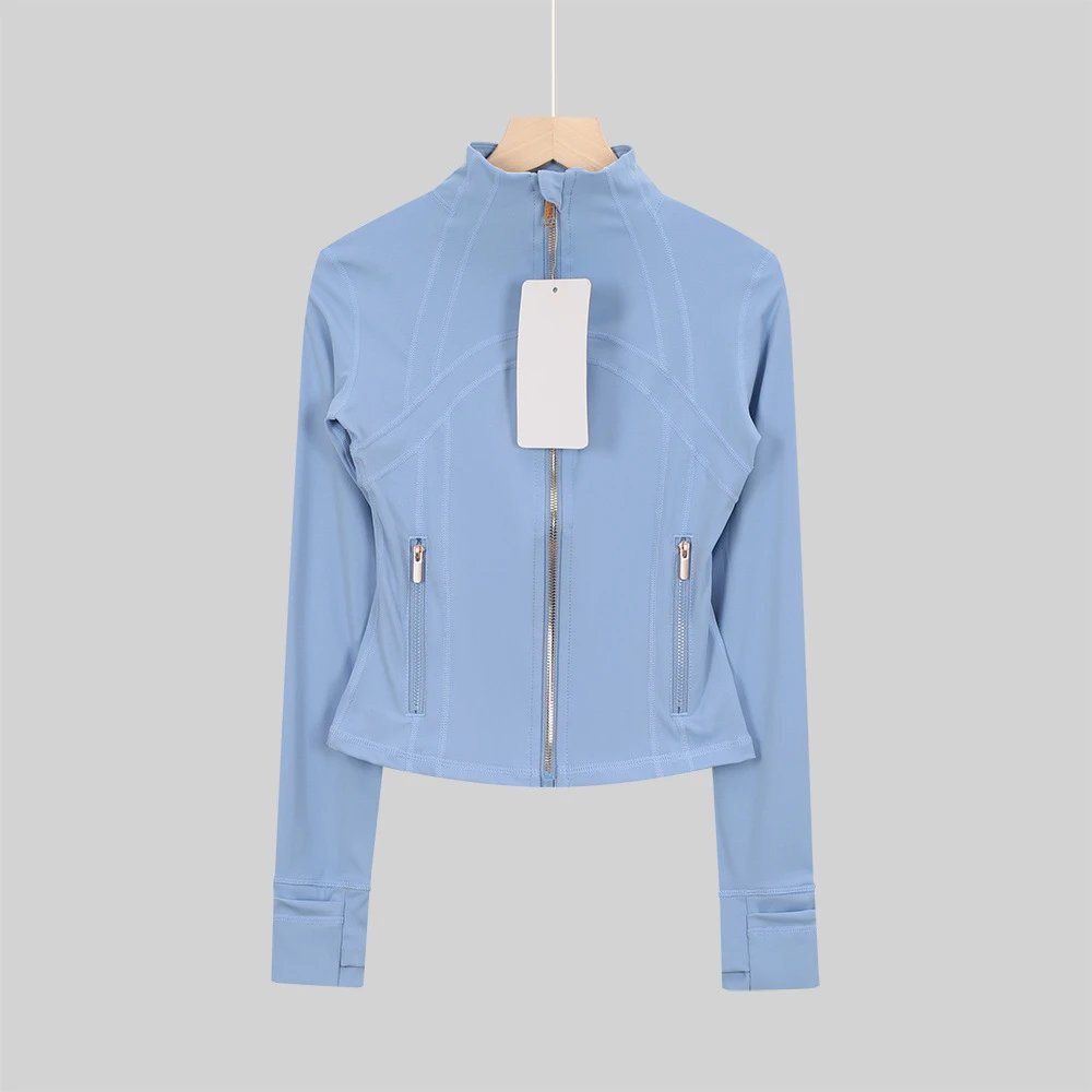 雾霾蓝金-立领短款 雾霾蓝金-立领短款