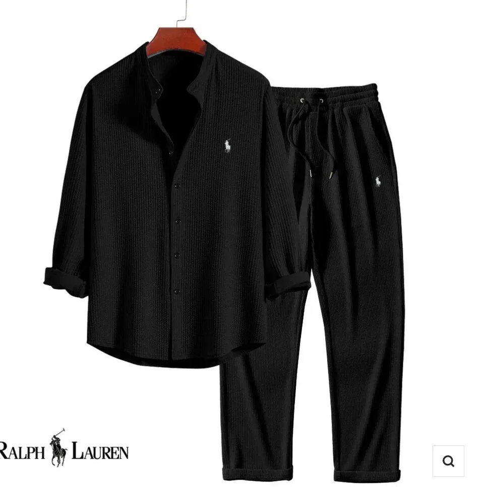 Ralph Lauren立领长袖长裤 黑 Ralph Lauren立领长袖长裤 黑