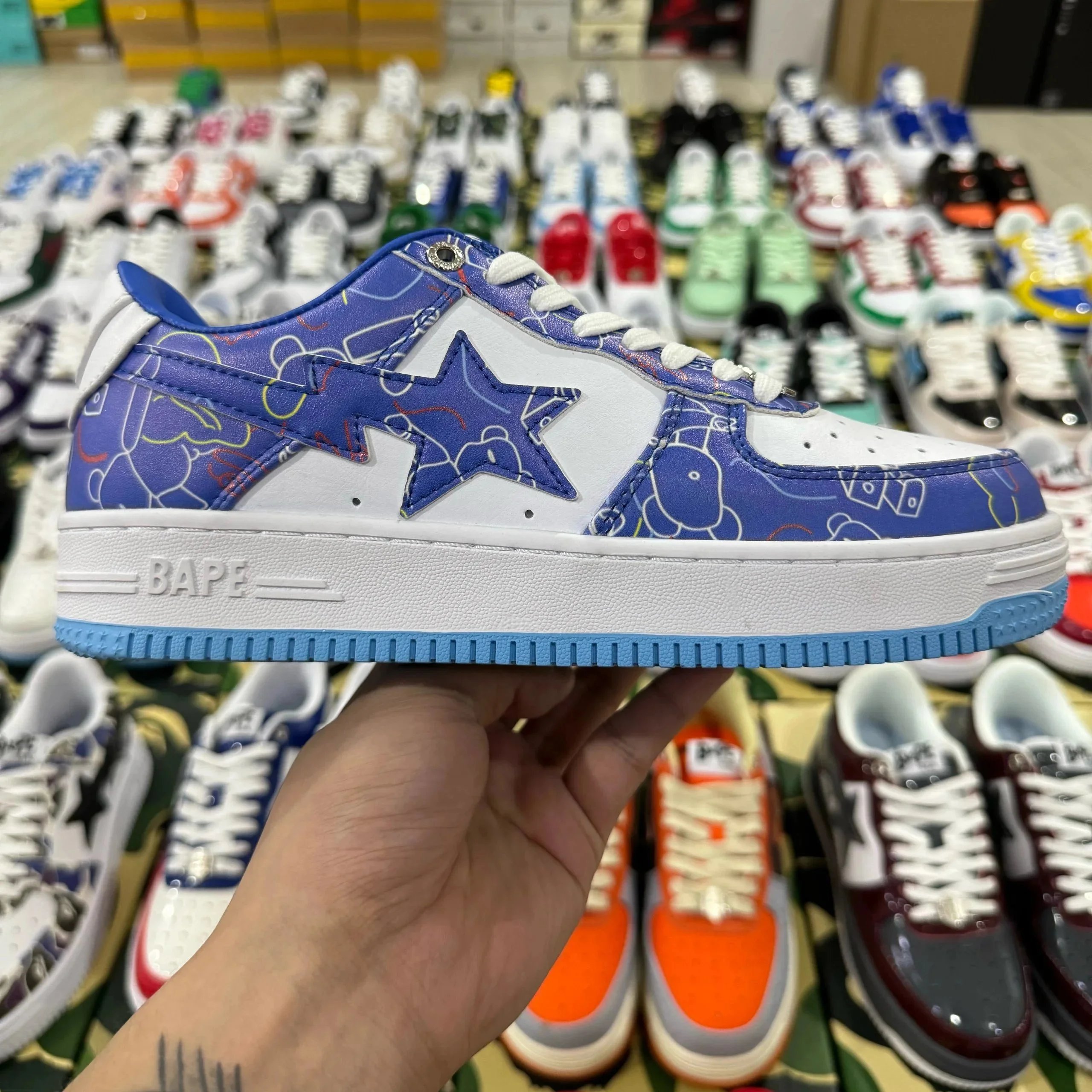 蓝迷彩