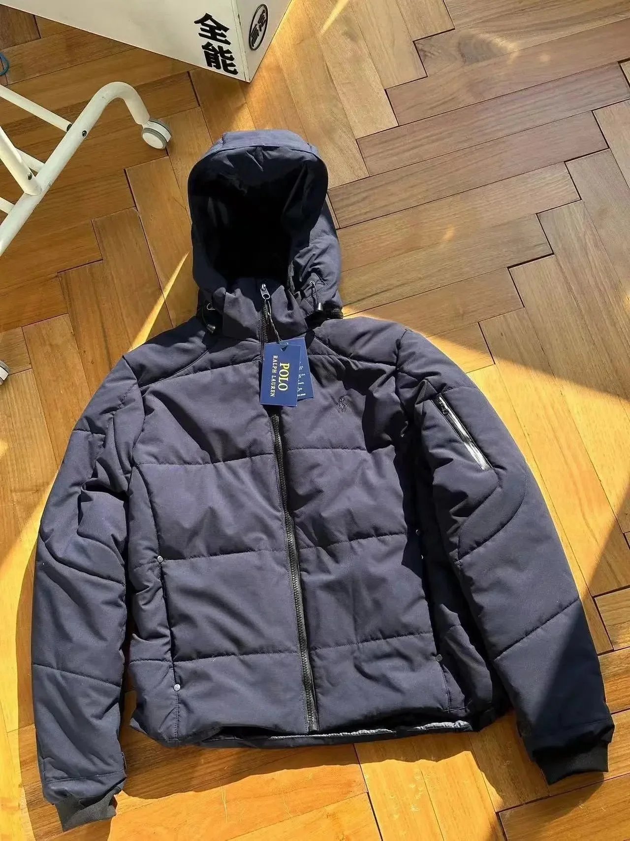 Quilted jacket（Navy blue）