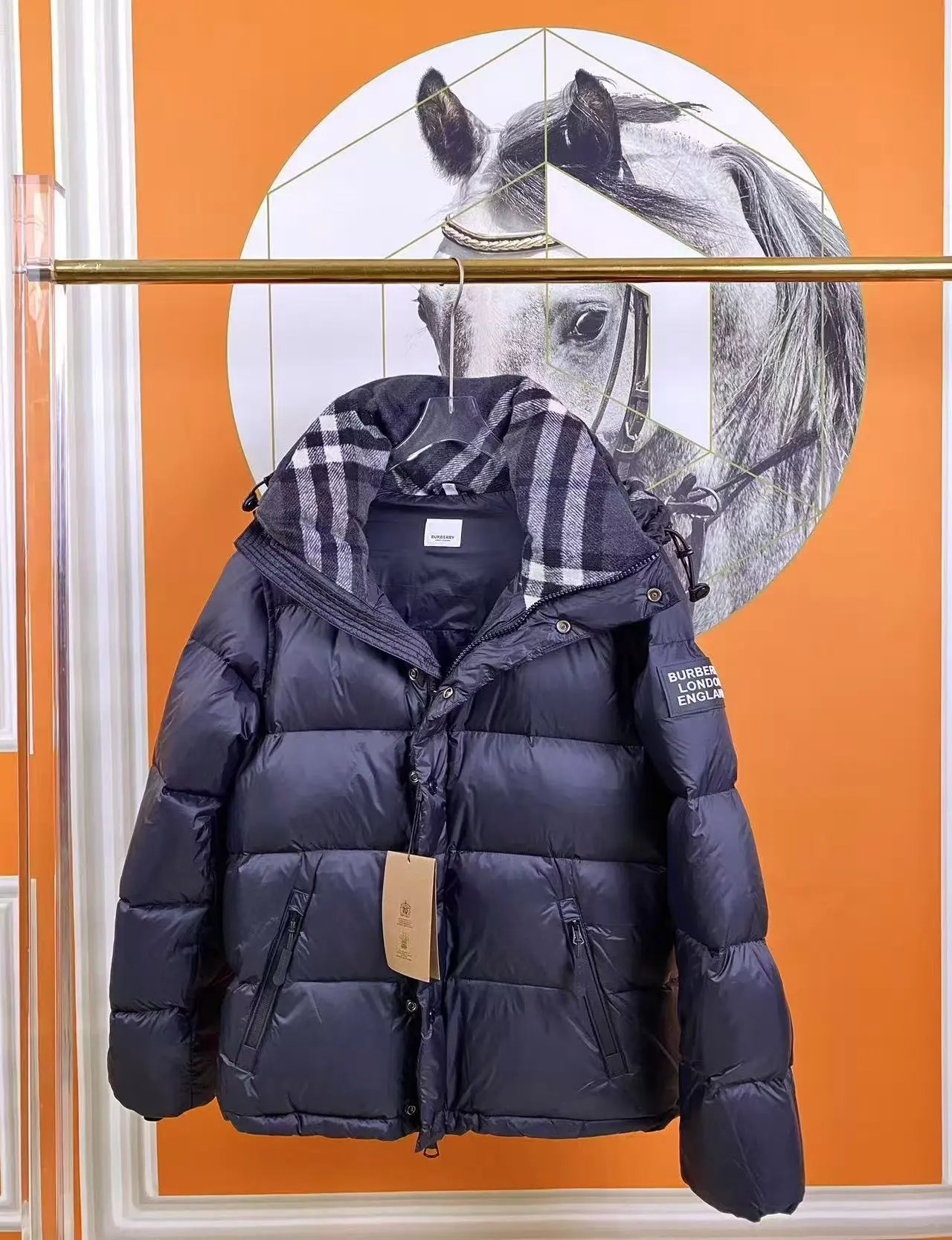Burberry黑色 袖子可拆卸3