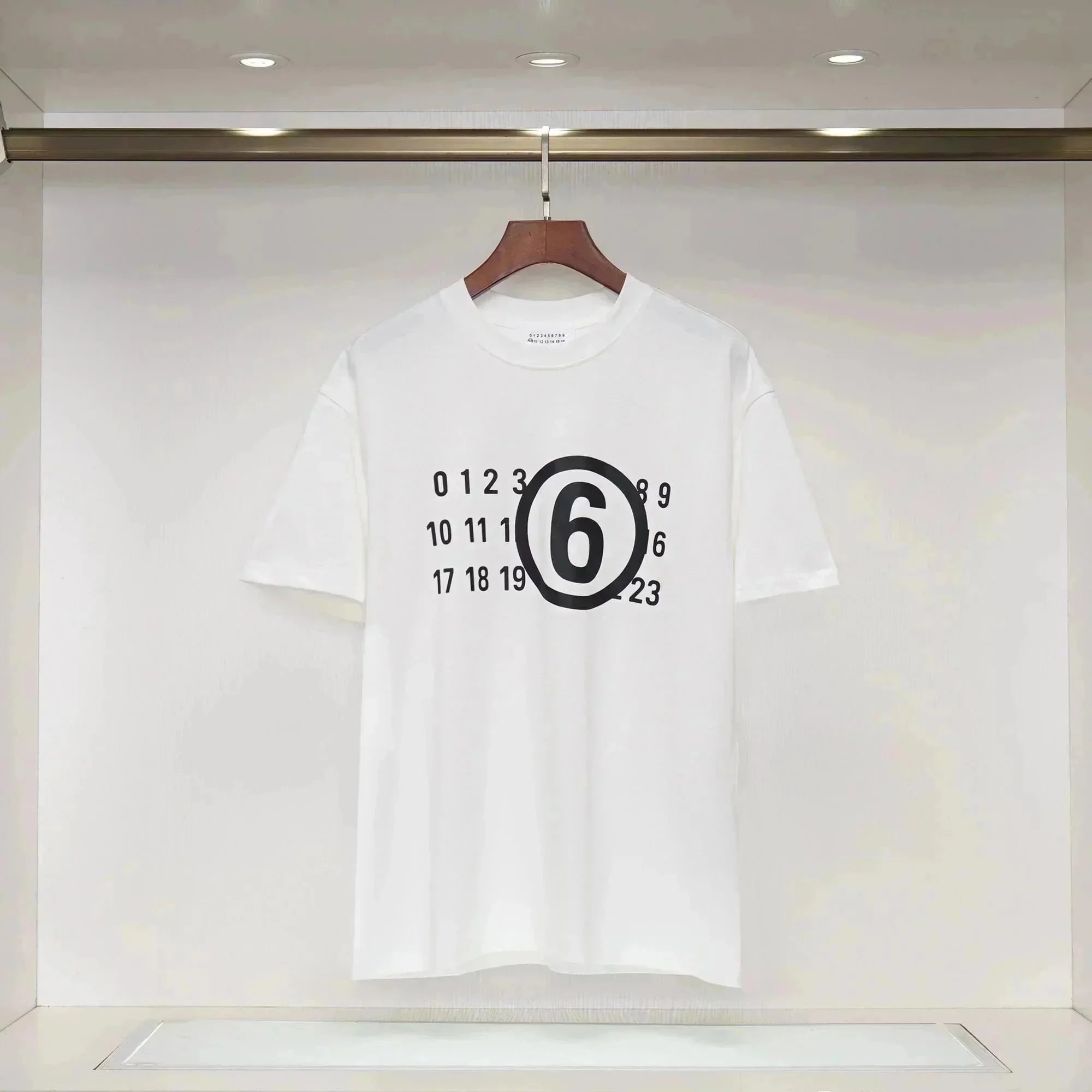 白色6数字005