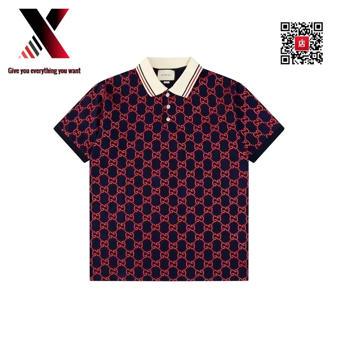 黑底红格纹