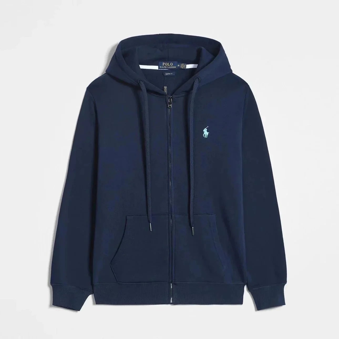 Hoodies navy blue(blue logo)zipper Hoodies navy blue(blue logo)zipper