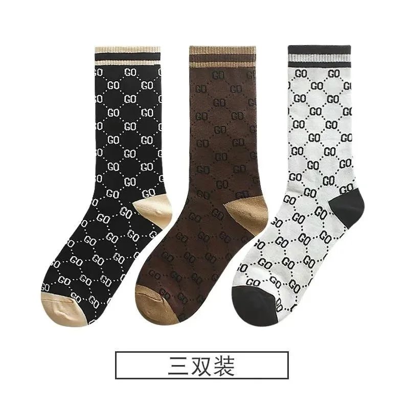 【三双装】黑色+黑棕色+白色