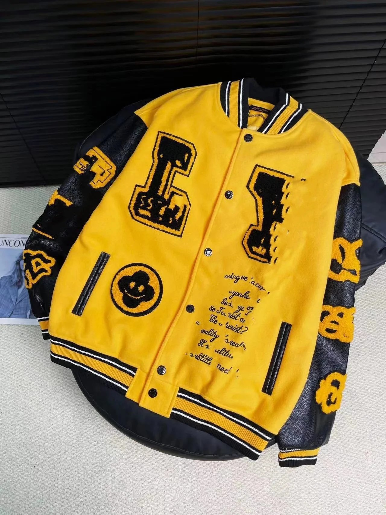黄色（老虎万针刺绣）
