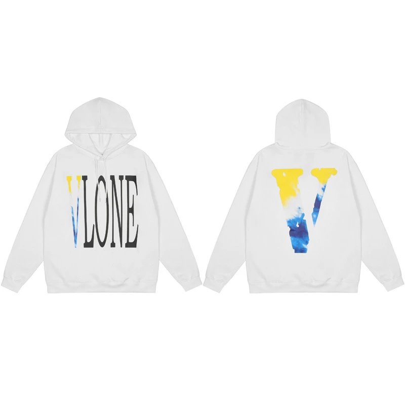 浅黄色 白色拼色VLONE