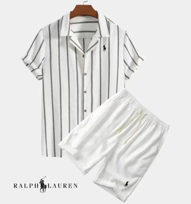 Ralph Lauren条纹白