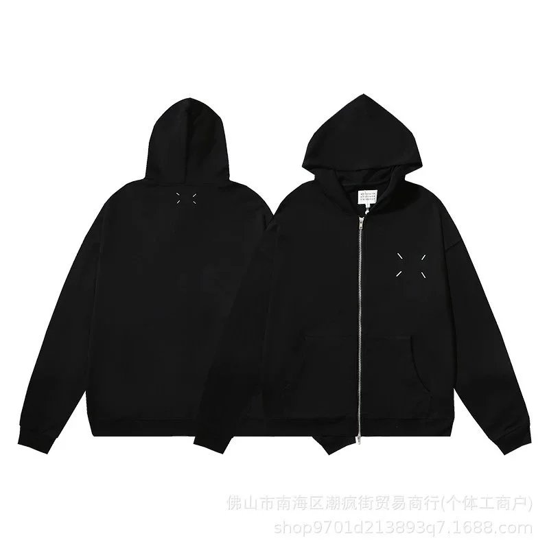 黑色拉链外套25