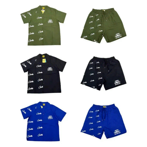 Corteiz Rules The World Graphic Streetwear Matching Set Multicolor