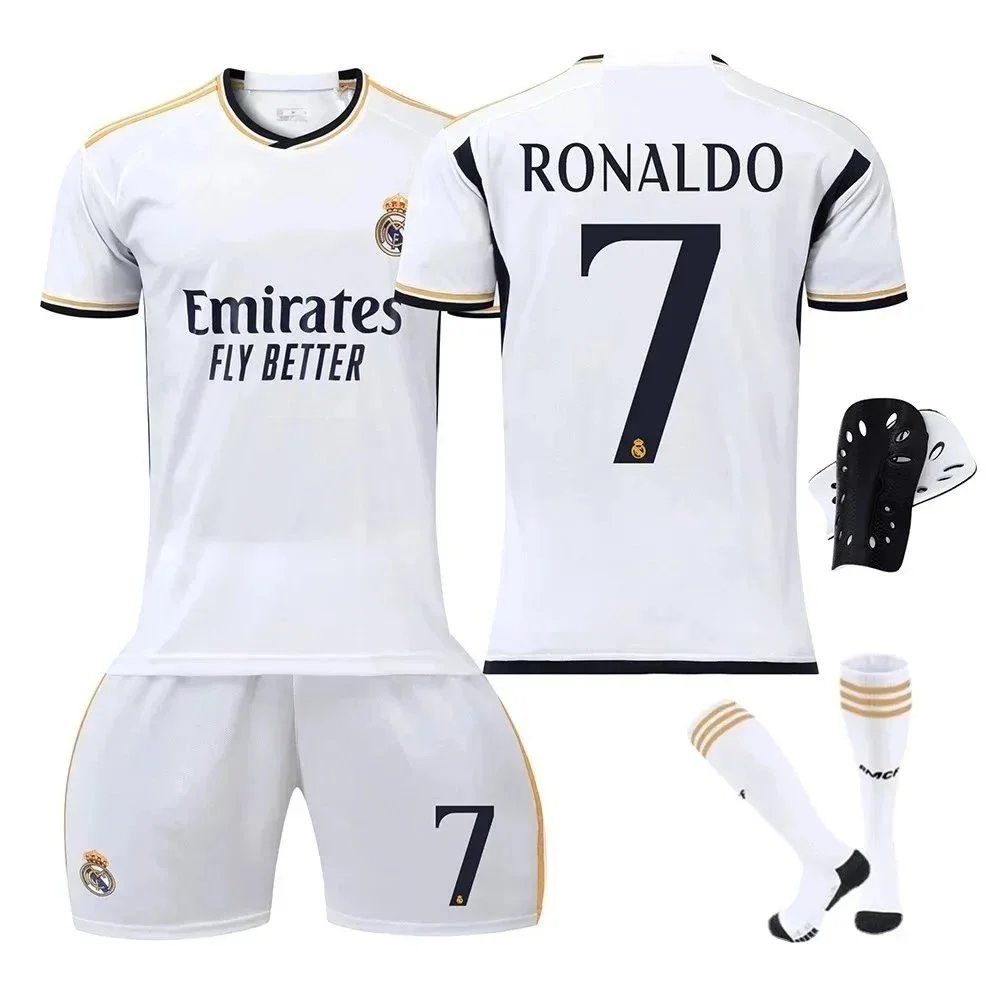 Cristiano Ronaldo No. 7 sock and protective gear