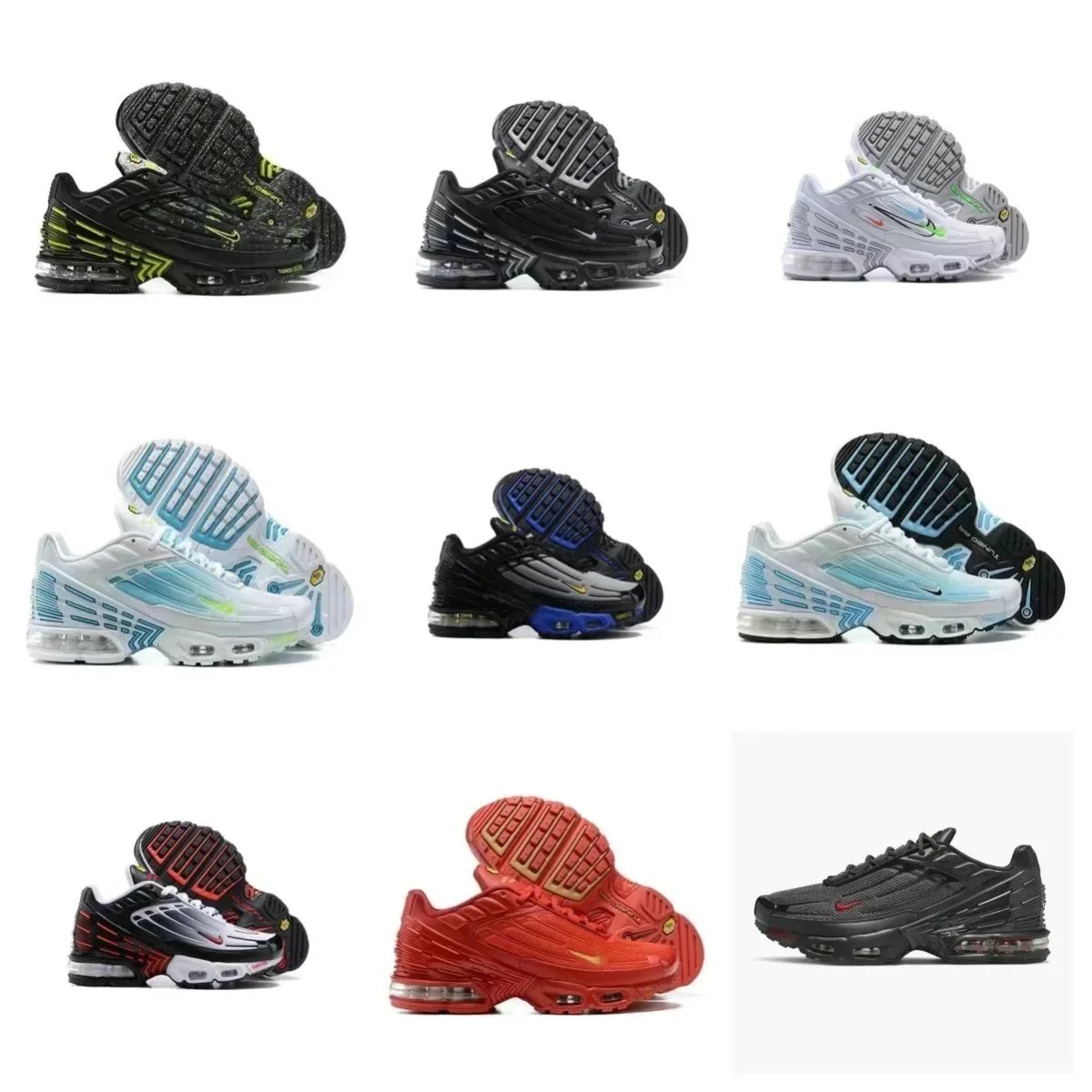 Nike Air Max Plus Sneakers Lightweight Running Shoes Multicolor