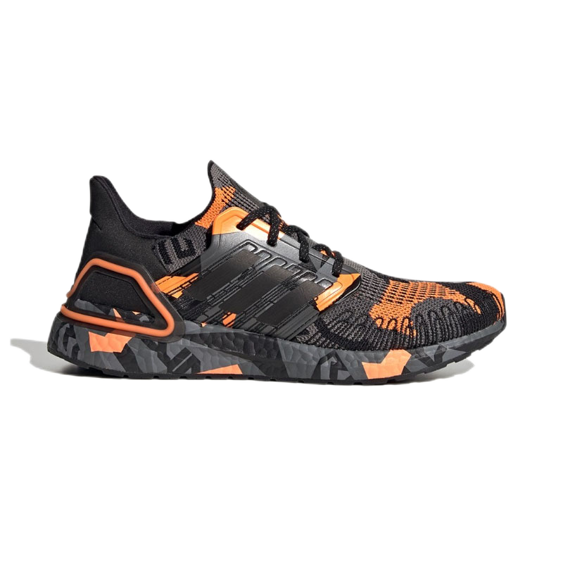 Black and orange camouflage