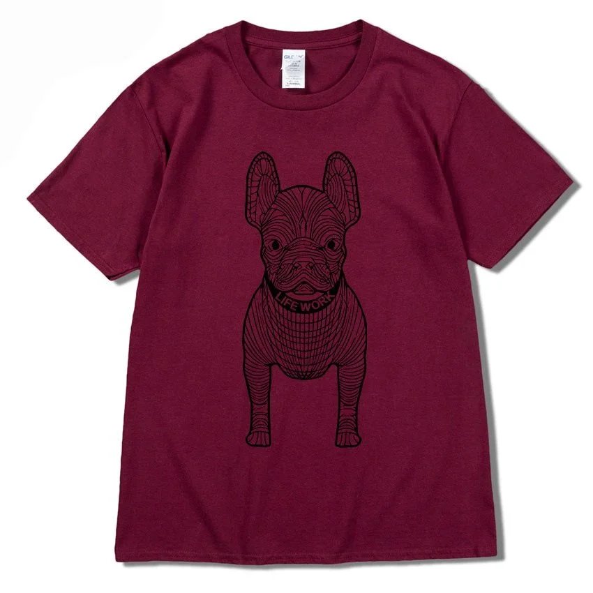 Wine red with black lettering Wine red with black lettering