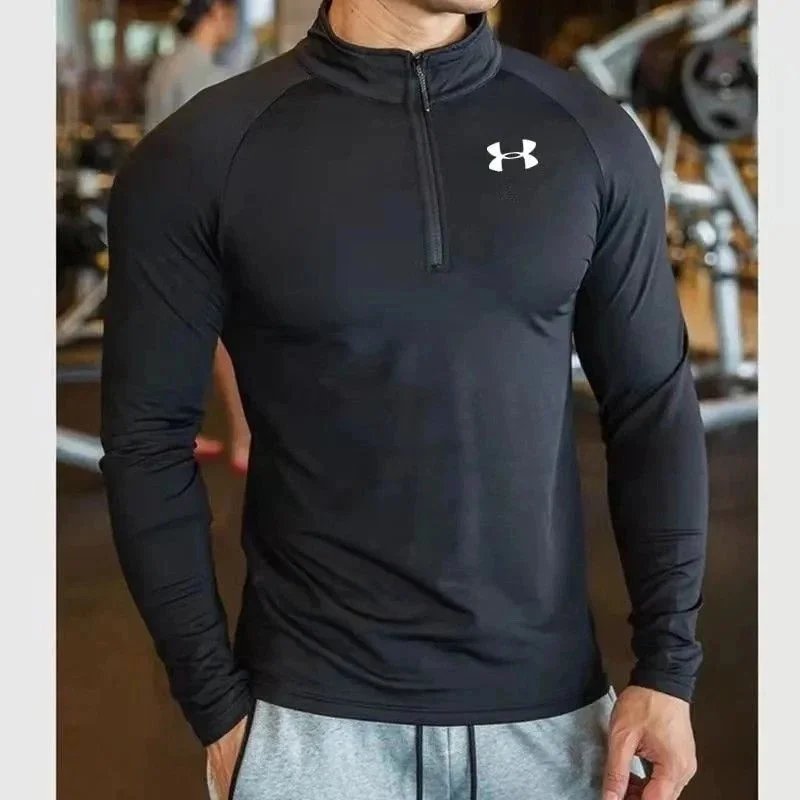 UA黑色拉链长袖 UA黑色拉链长袖