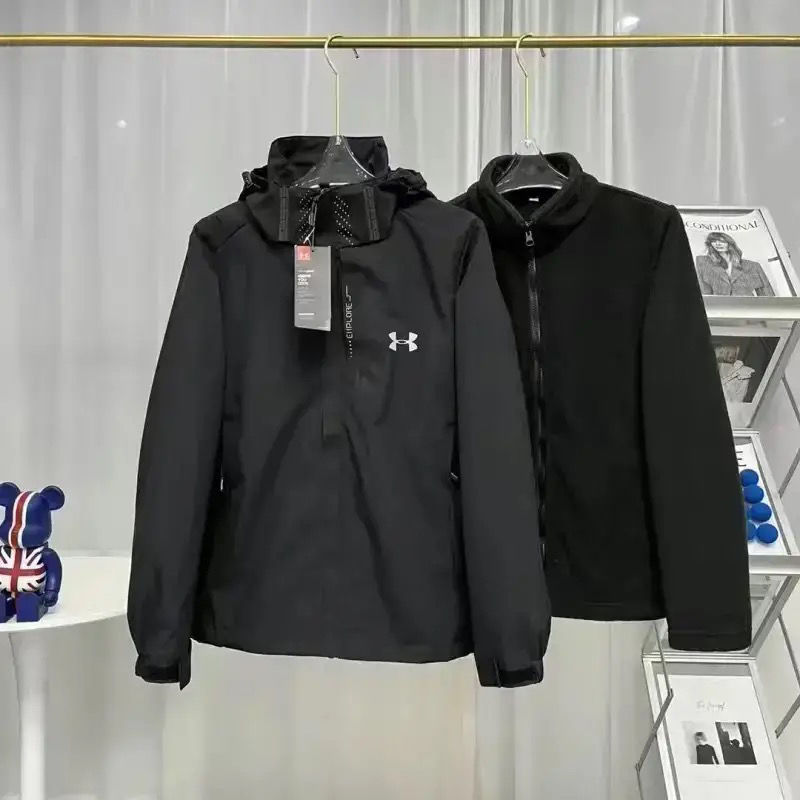 UA可拆卸连帽626三合一-黑色 UA可拆卸连帽626三合一-黑色