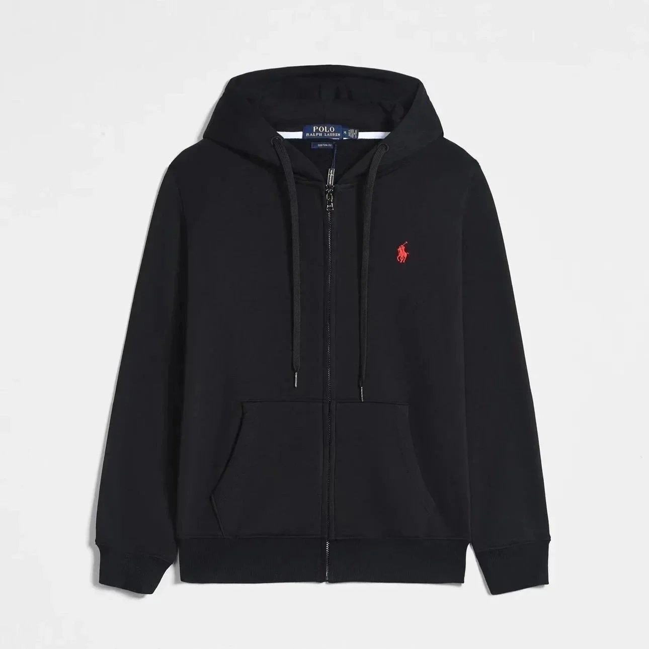 Hoodies black (red logo) zipper Hoodies black (red logo) zipper