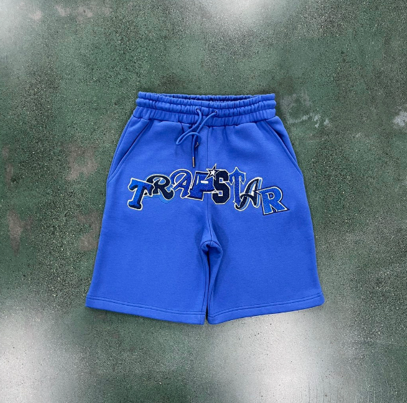 Blue ts label shorts Blue ts label shorts